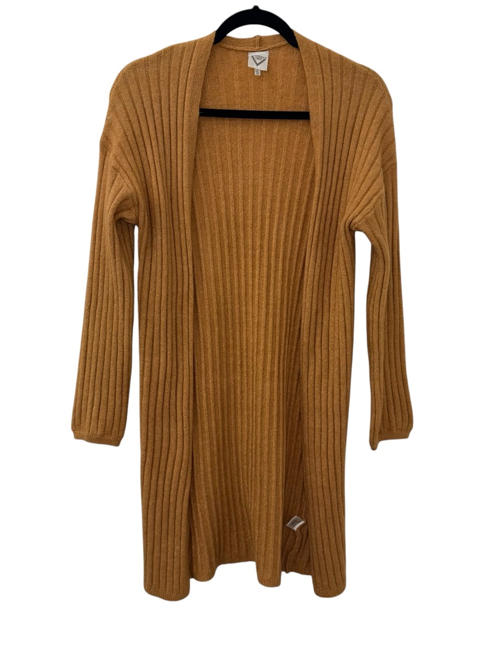 FRESHMAN 1996 Women's Open-Front Ribbed Cardigan Sweater size XS